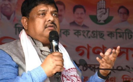 কংগ্ৰেছ সাংসদ ৰকিবুল হুছেইনক নগাঁৱত দুৰ্বৃত্তৰ আক্ৰমণ