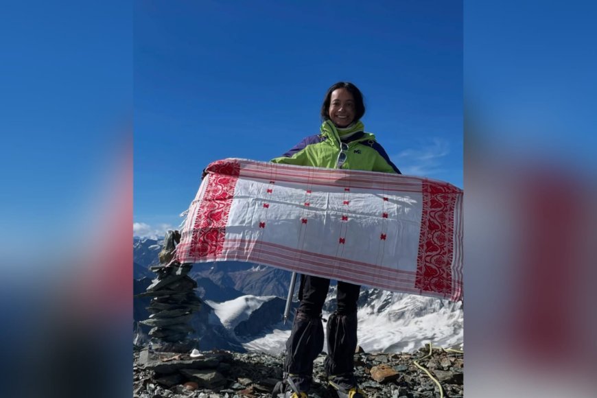 The first Assamese woman to climb Mount Leo Pargil