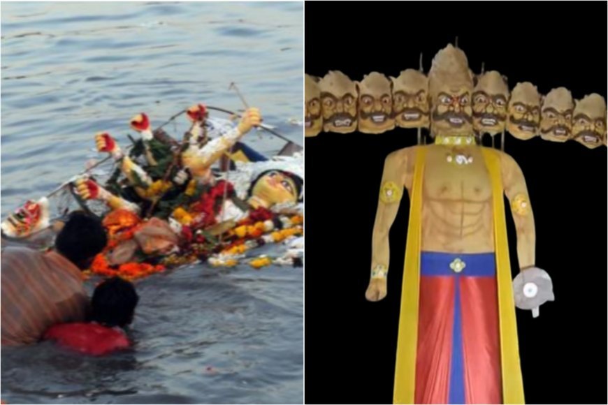 Today is Vijaya Dashami. Effigies of Ravana are burnt in different parts of the country along with the immersion of Goddess Durga.