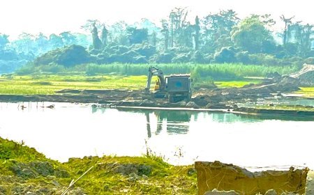 Environmental Norms Flouted as Illegal Extraction Thrives on Pahumara Riverbank