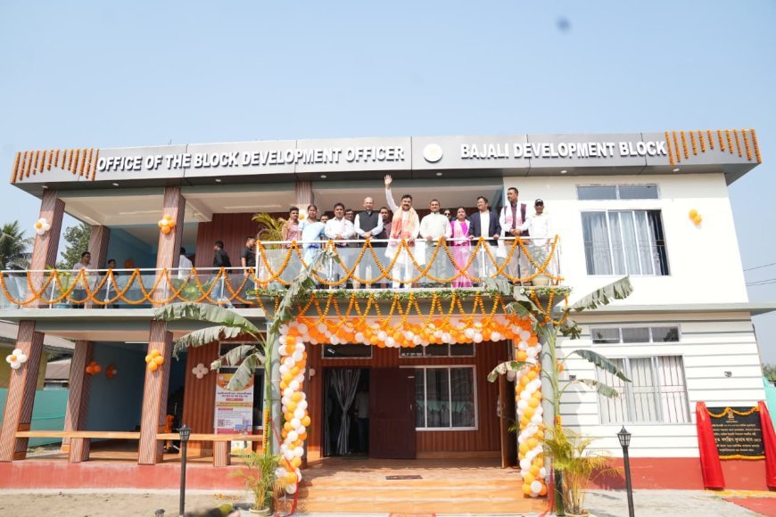 Bajali Development Block Wins National Panchayat Award Money Rs. 25 Lakh Utilized for Construction of New Office Building