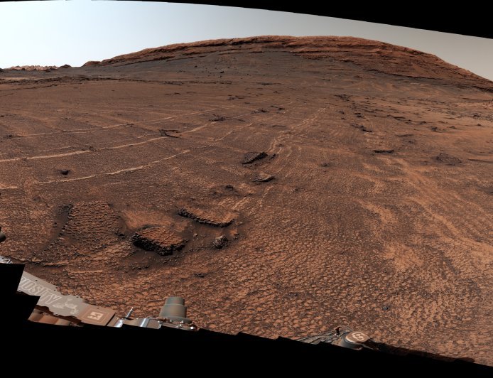 NASA’s Curiosity Mars Rover Discovers Field of Honeycomb Textures